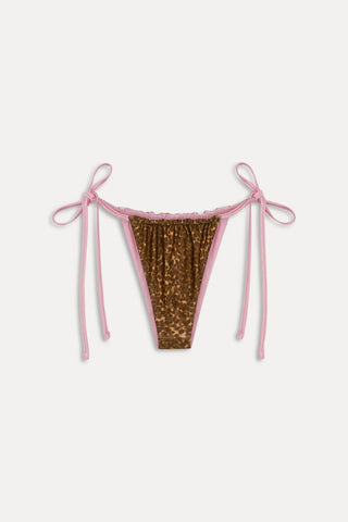 Tia Reversible Satin Bikini Bottom