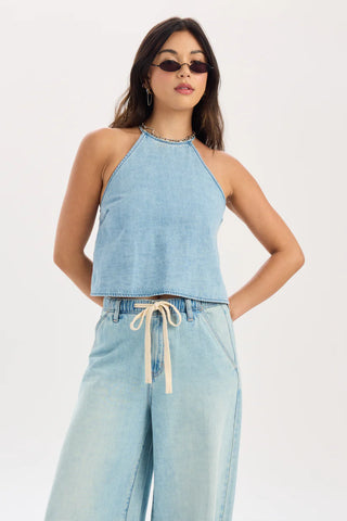 TULIP HALTER TOP
