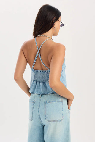 TULIP HALTER TOP
