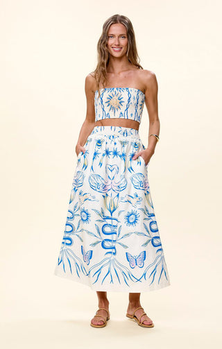 SYLVAN TOP/MIDI SKIRT SET