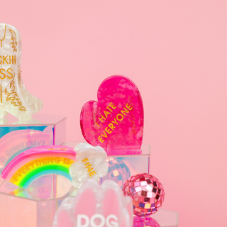 I Hate Everyone Acetate Hair Claw Clip