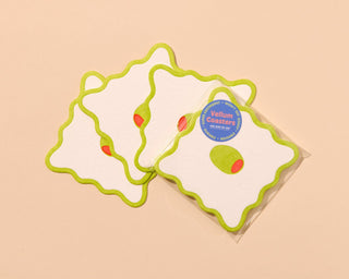Crudité: Olive Coasters