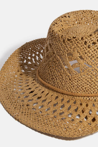 Double Strap Western Straw Hat