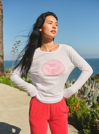 SP26-03-D02H71 - LONG SLEEVE CREW TEE - PROVENCE FRANCE