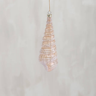 Cone Shell Glass Ornament