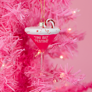 Tini Bit Festive Martini Glass Ornament
