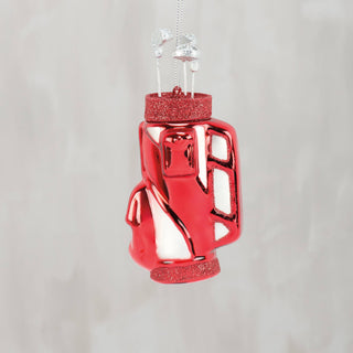 Golf Bag Glass Ornament