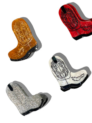 Western Cowboy Boot Claw Hair Clip