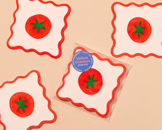 Crudité: Tomato Coasters
