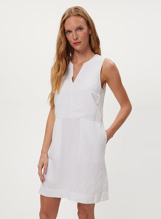 MAELIE NOTCH NECK SHIFT DRESS