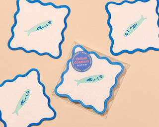 Crudité: Sardine Fish Coasters