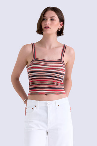 CORAL ROSE MULTI STRIPE