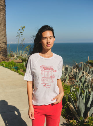 SP26-03-B25H74 - BOYFRIEND TEE - CAFE FLEUR