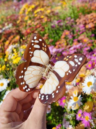 Boho Monarch Claw Hair Clip