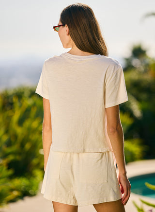 SU26-03-X23H98 - S/S BOXY CREW TEE - THE SEASIDE LOUNGE