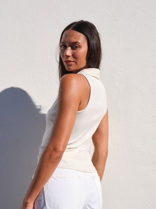 SU26-618-6316 - FINE 2X1 RIB POLO TANK TOP