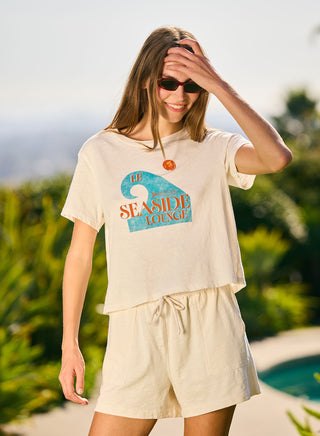 SU26-03-X23H98 - S/S BOXY CREW TEE - THE SEASIDE LOUNGE