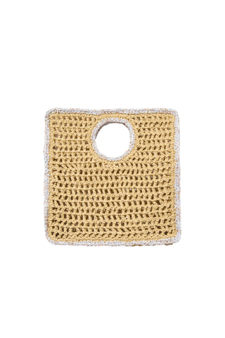 Sara Hand-Crocheted Square Bag