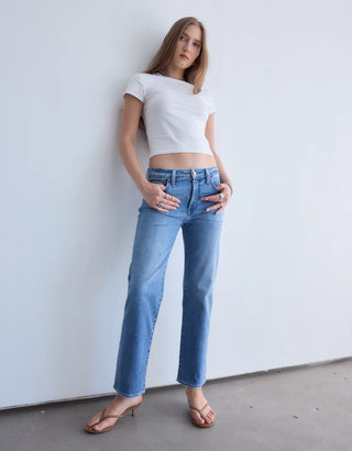 REBEL MID RISE SLIM STRAIGHT