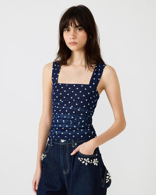RORRY POLKA DOT KNIT TOP