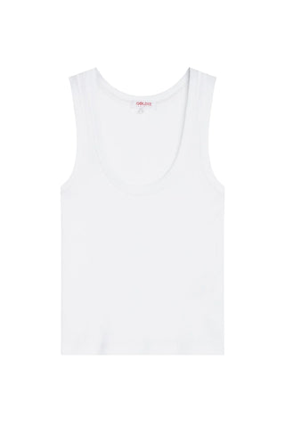 VARIEGATED RIB CROP TANK